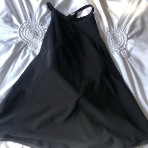 Black Lululemon workout tank
